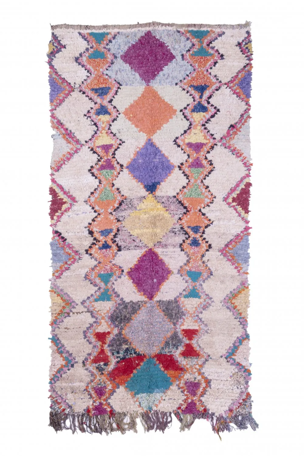 Tapis Marocain Berbère Boucherouite 265 x 135 cm