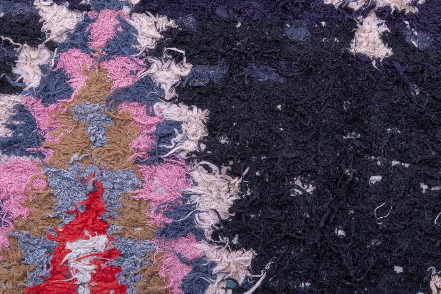 Tapis Marocain Berbère Boucherouite 245 x 135 cm