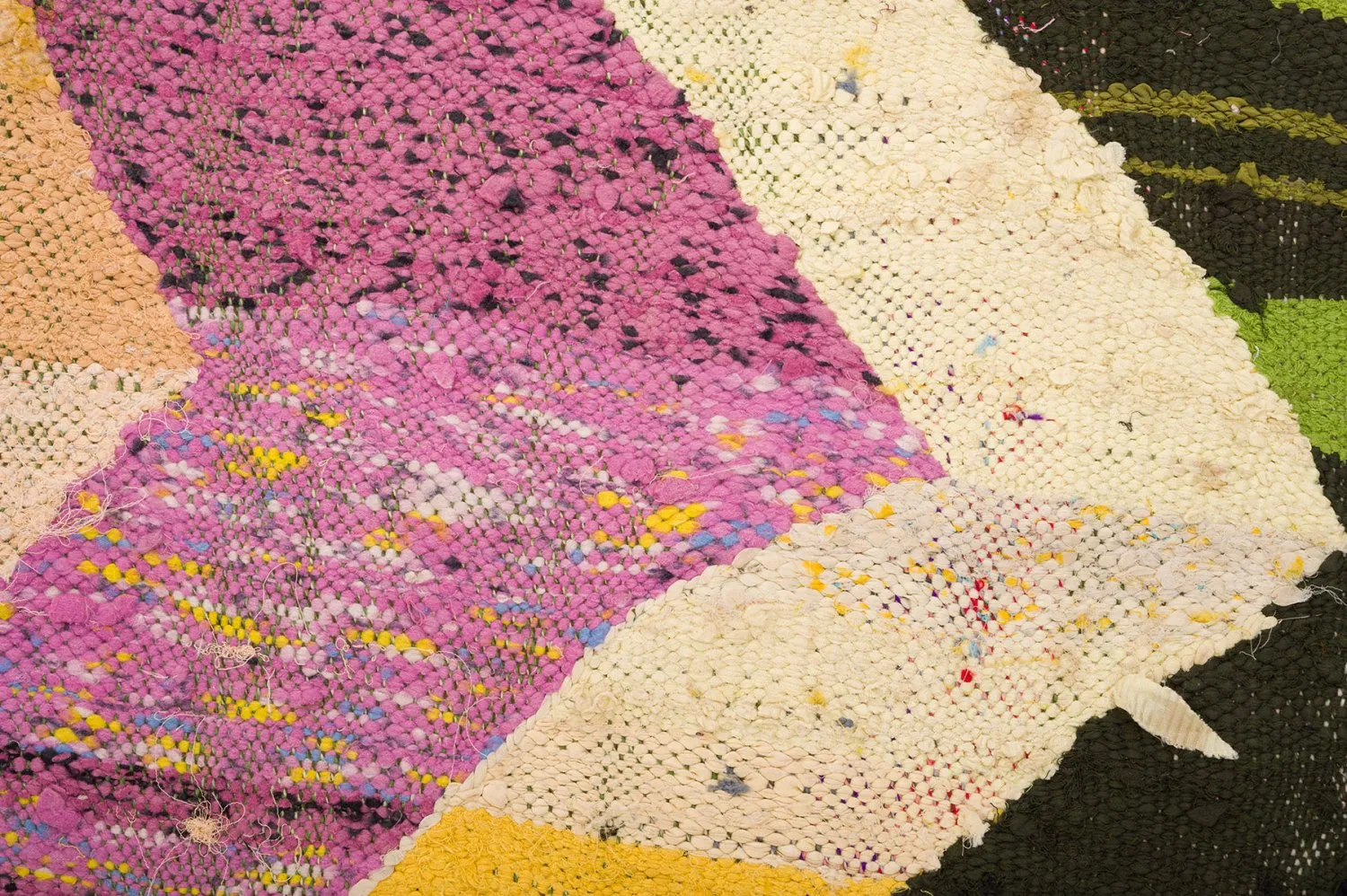 Tapis berbère marocain Boucherouite 145 x 290 cm