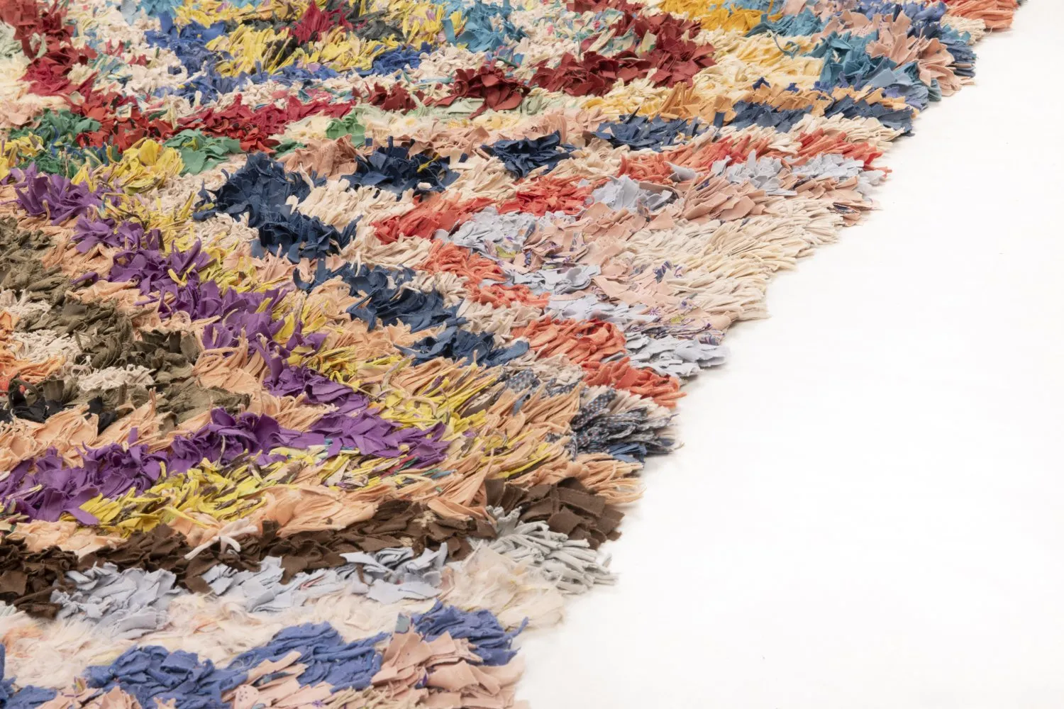 Tapis Marocain Berbère Boucherouite 230 x 125 cm