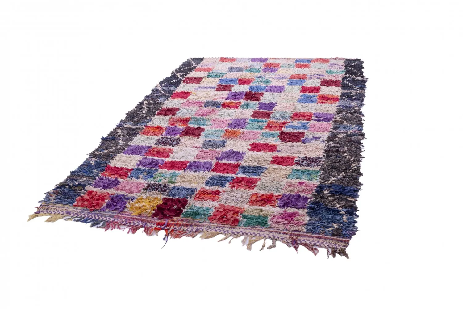 Tapis Marocain Berbère Boucherouite 265 x 165 cm