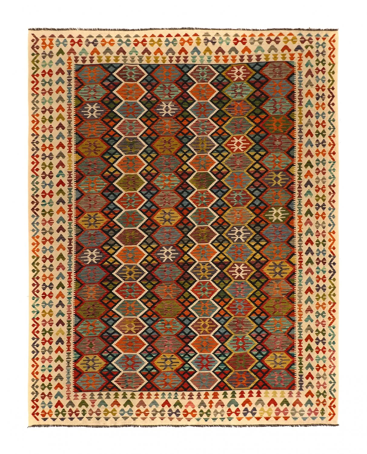 Orientalischer Kelim-Teppich 383 x 300 cm