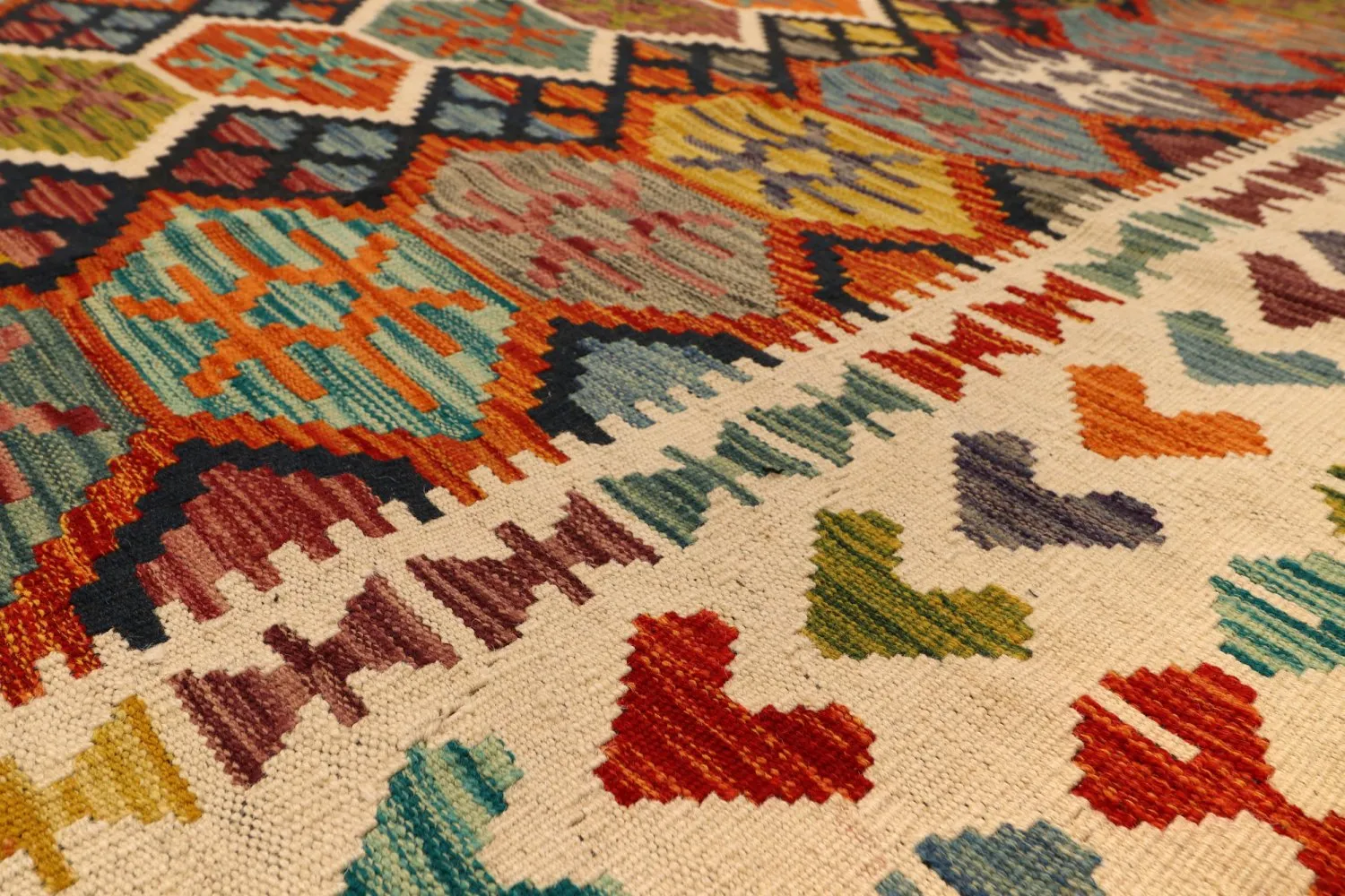 Orientalischer Kelim-Teppich 383 x 300 cm