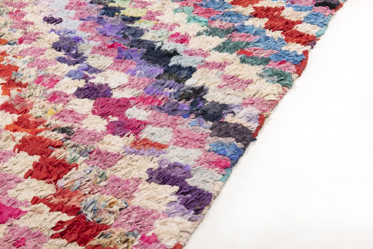 Tapis Marocain Berbère Boucherouite 245 x 140 cm