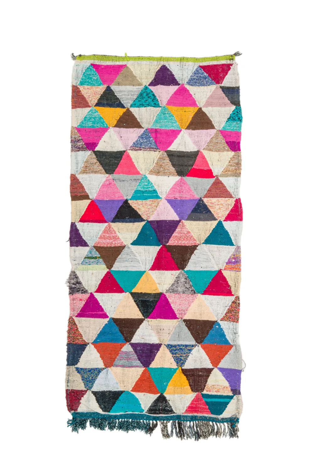 Marockansk Boucherouite-matta 130 x 280 cm