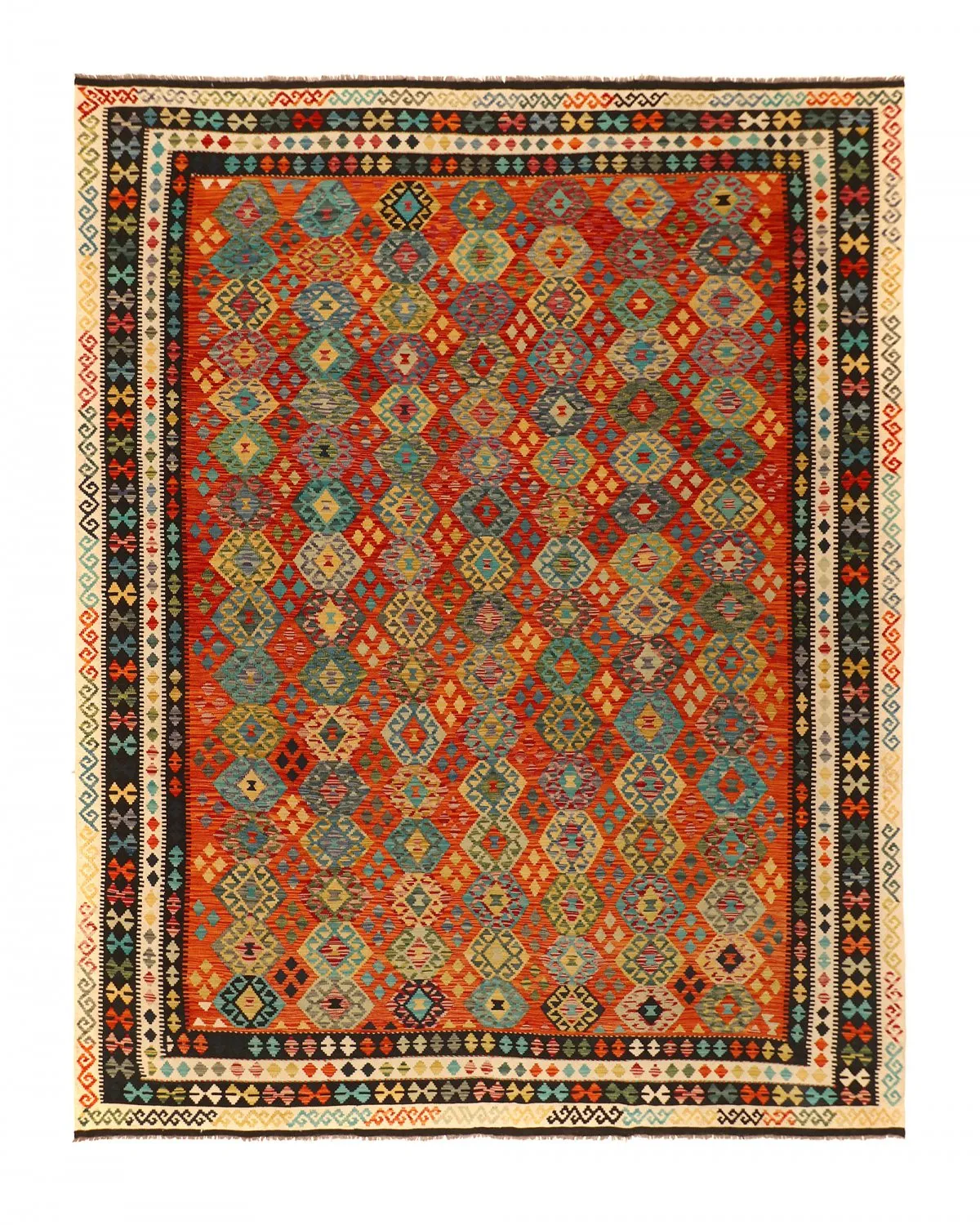 Orientalischer Kelim-Teppich 384 x 301 cm