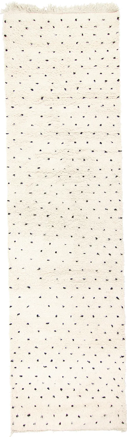Tapis kilim marocain Beni Ourain 325 x 90 cm