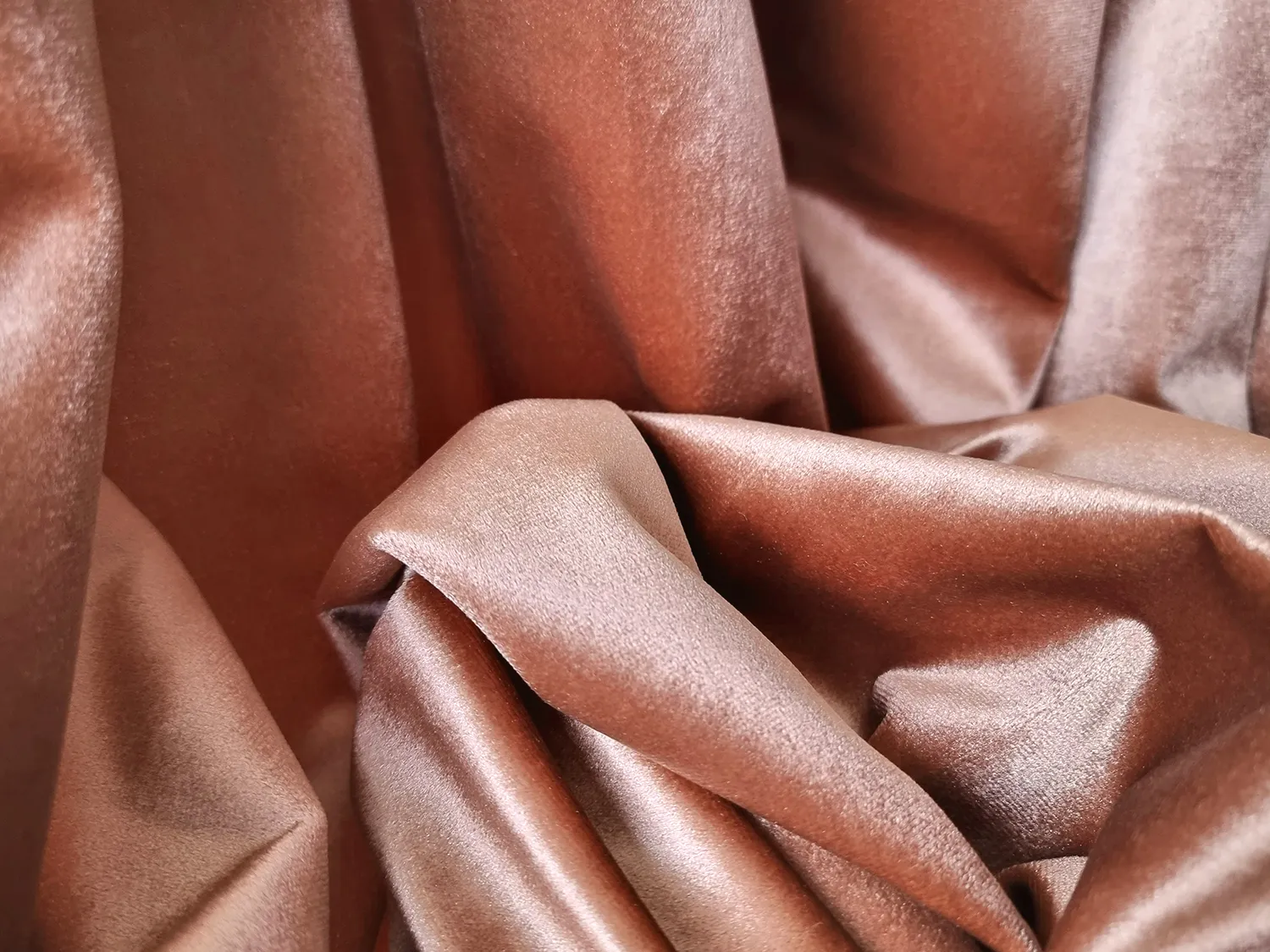 Vorhänge - Samtvorhang Marlyn (rosa)