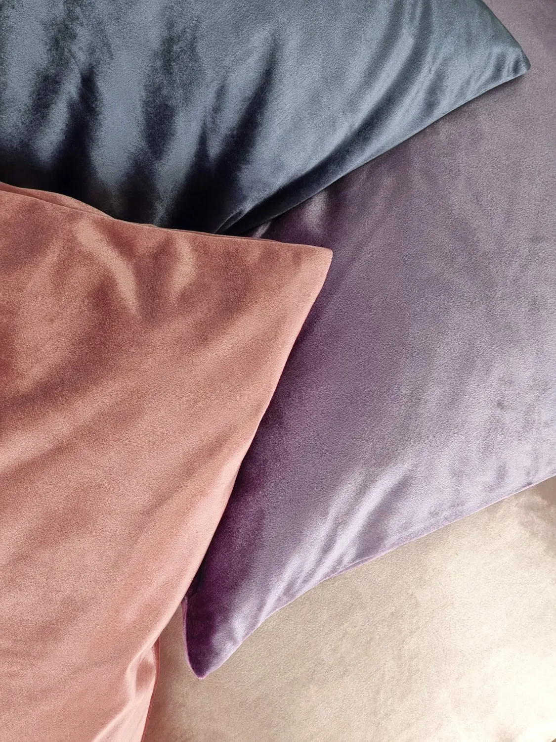 Kissenbezug - Samtkissen Marlyn (rosa)