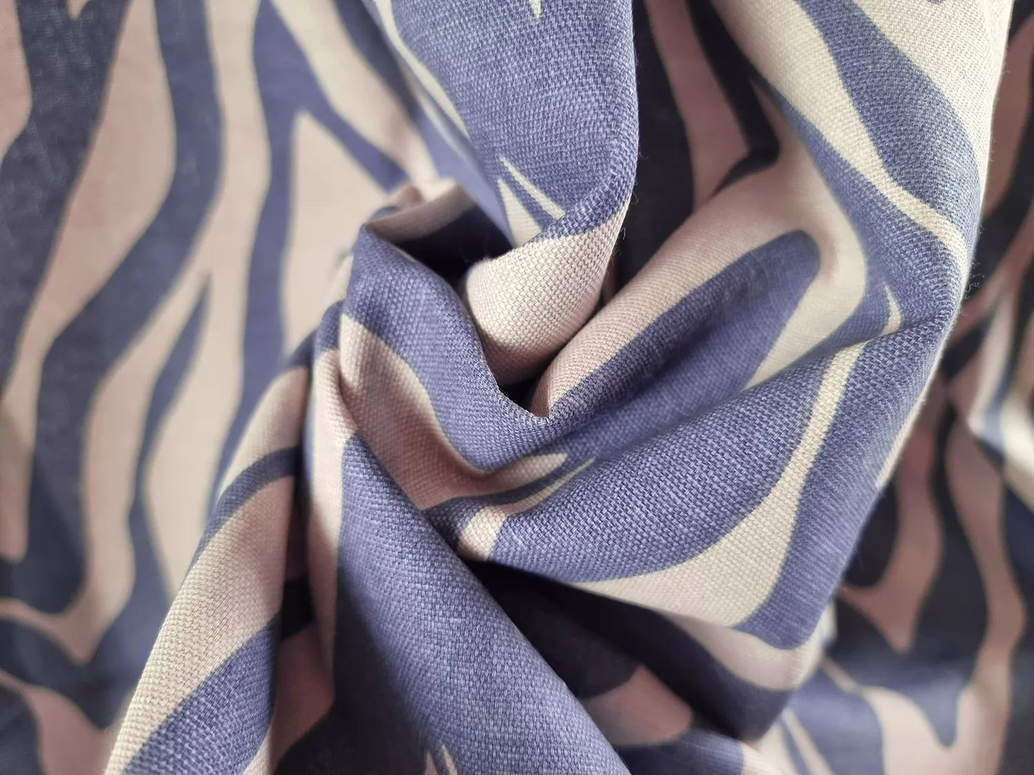 Vorhänge - Baumwollvorhang Laura (blau)