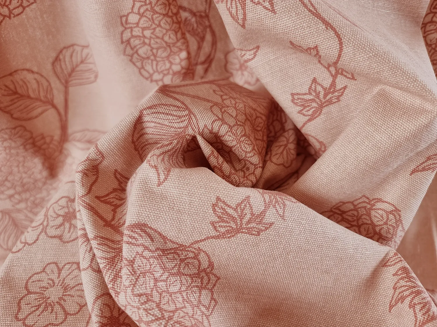 Rideaux - Rideau en coton Minna (rose)