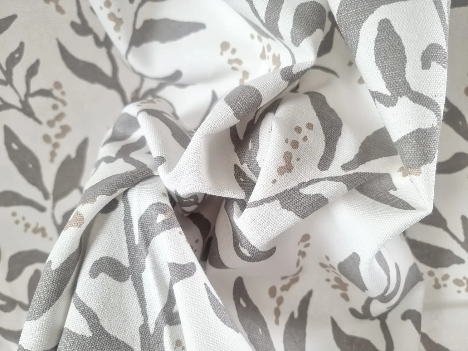 Rideaux - Rideau en coton Katri (gris)
