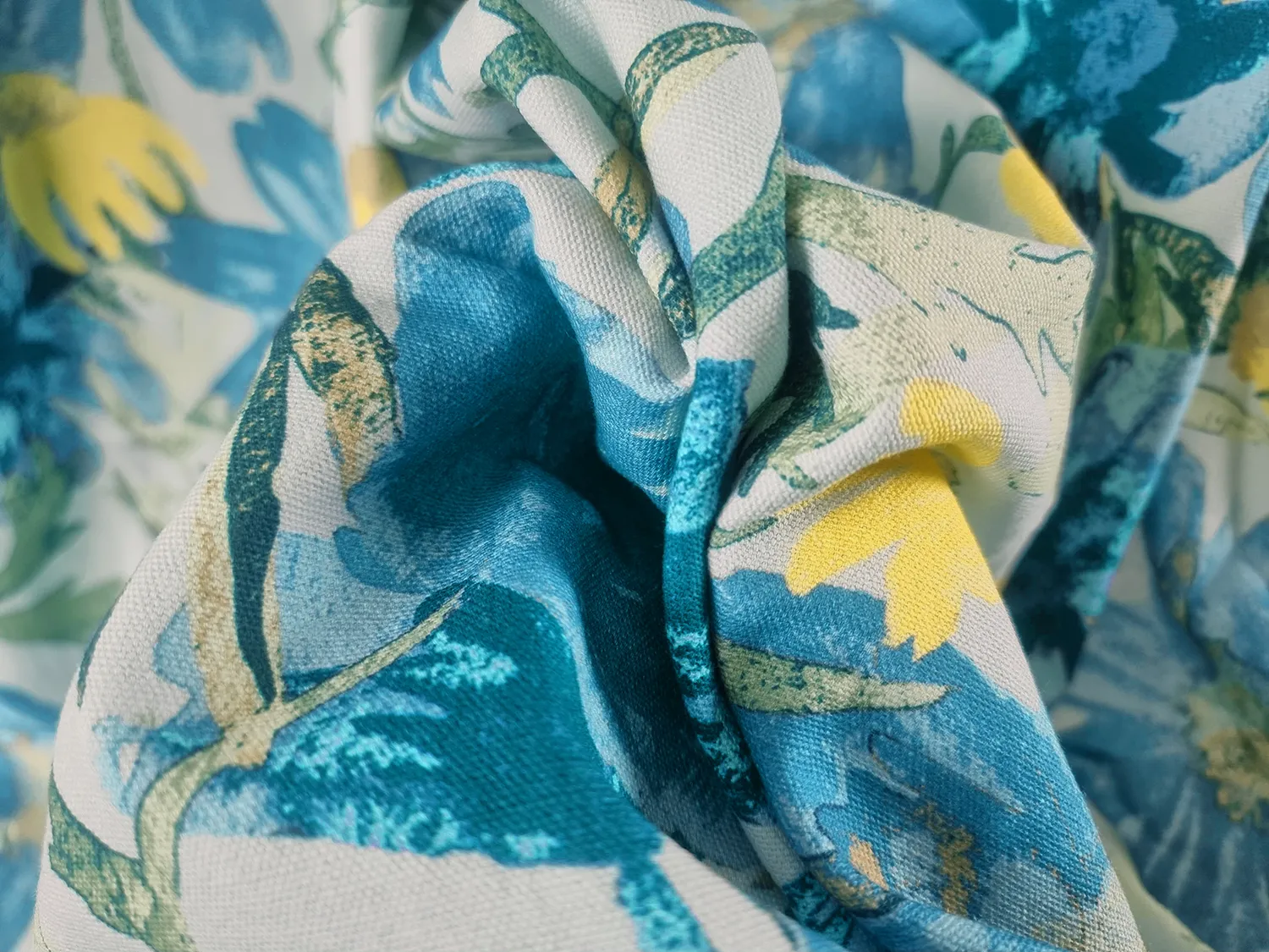 Vorhänge - Baumwollvorhang Cutie (blau)