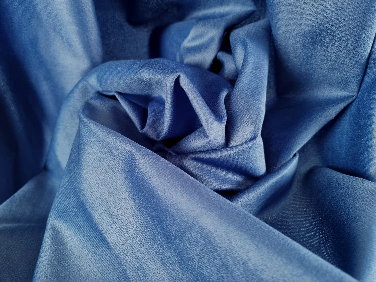 Rideaux - Rideau en velours Juliet (bleu)