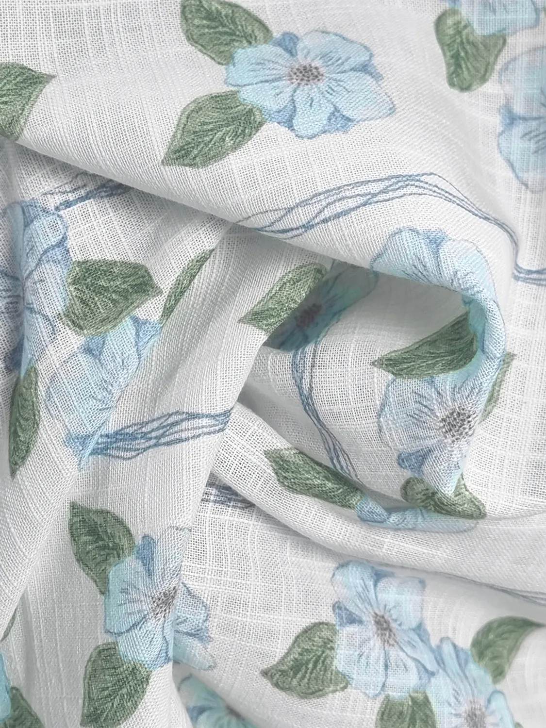 Nappe en coton Anna-Lisa (bleu)