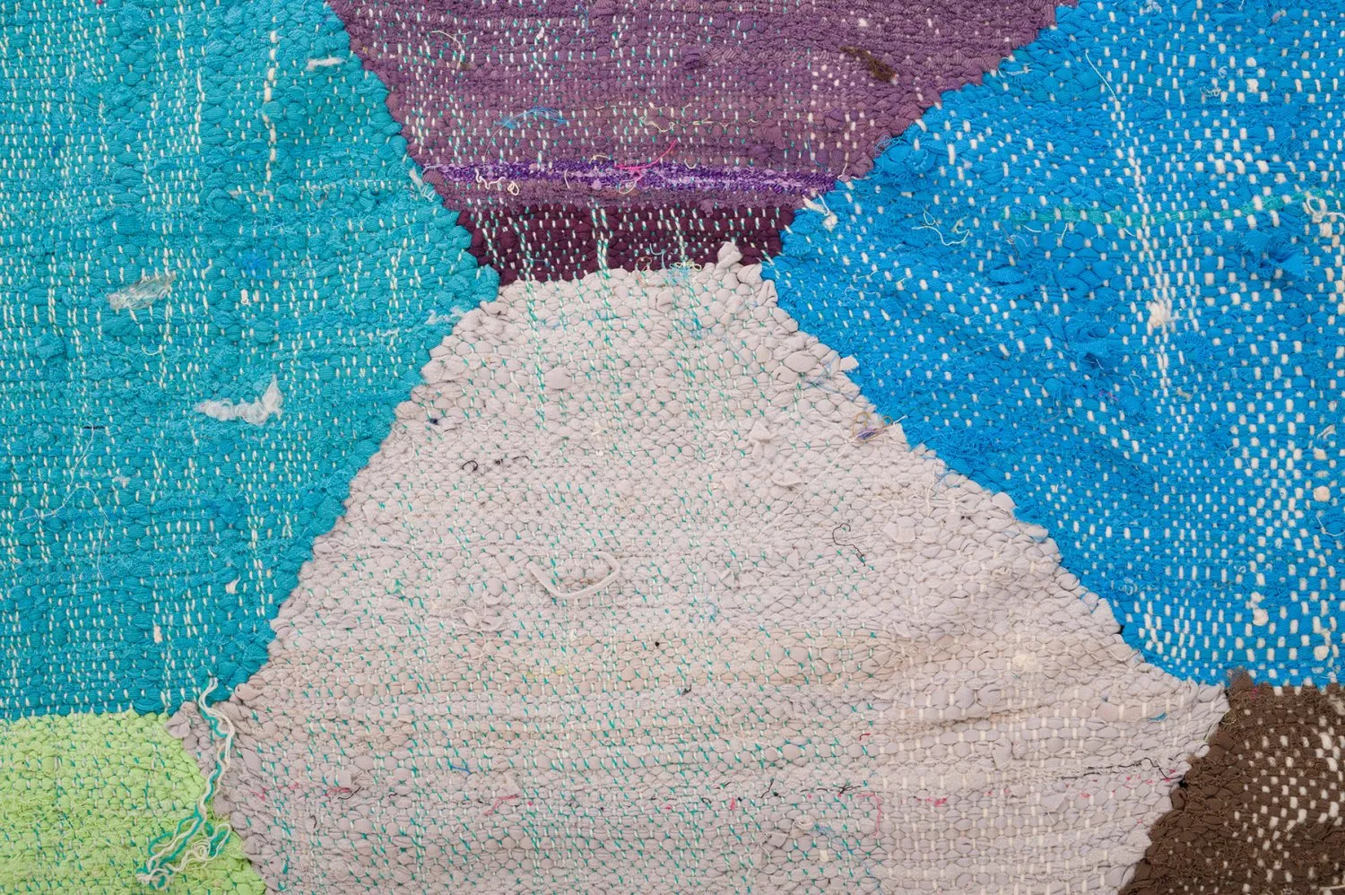 Tapis berbère marocain Boucherouite 150 x 285 cm