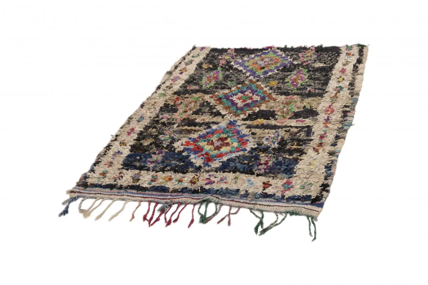 Tapis Marocain Berbère Boucherouite 175 x 115 cm