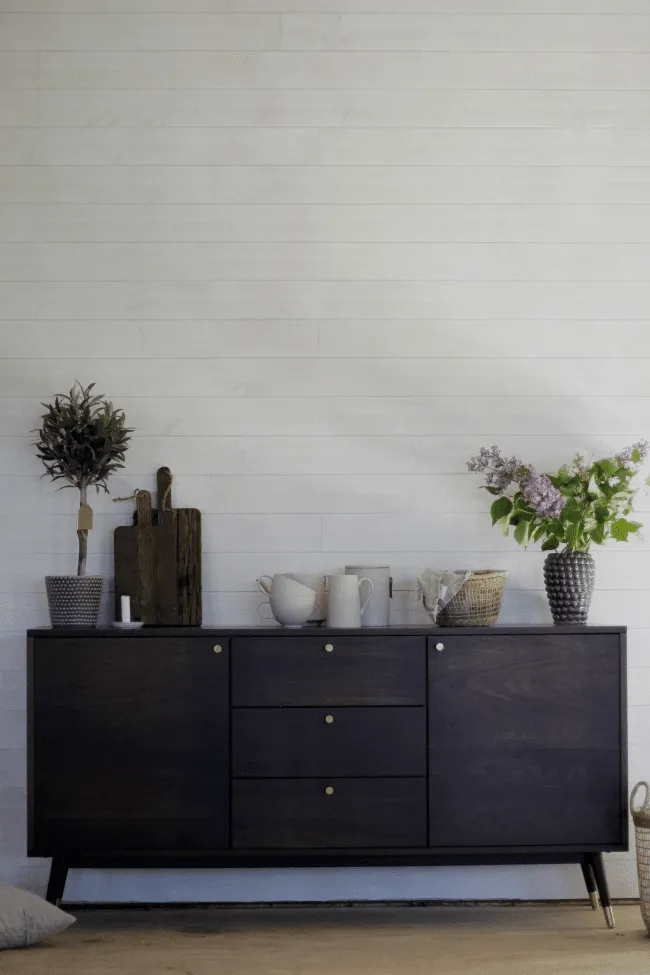 Meuble TV / Commode - Prime (noyer/laiton)