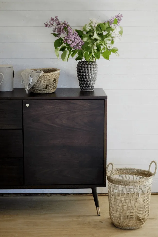 Meuble TV / Commode - Prime (noyer/laiton)