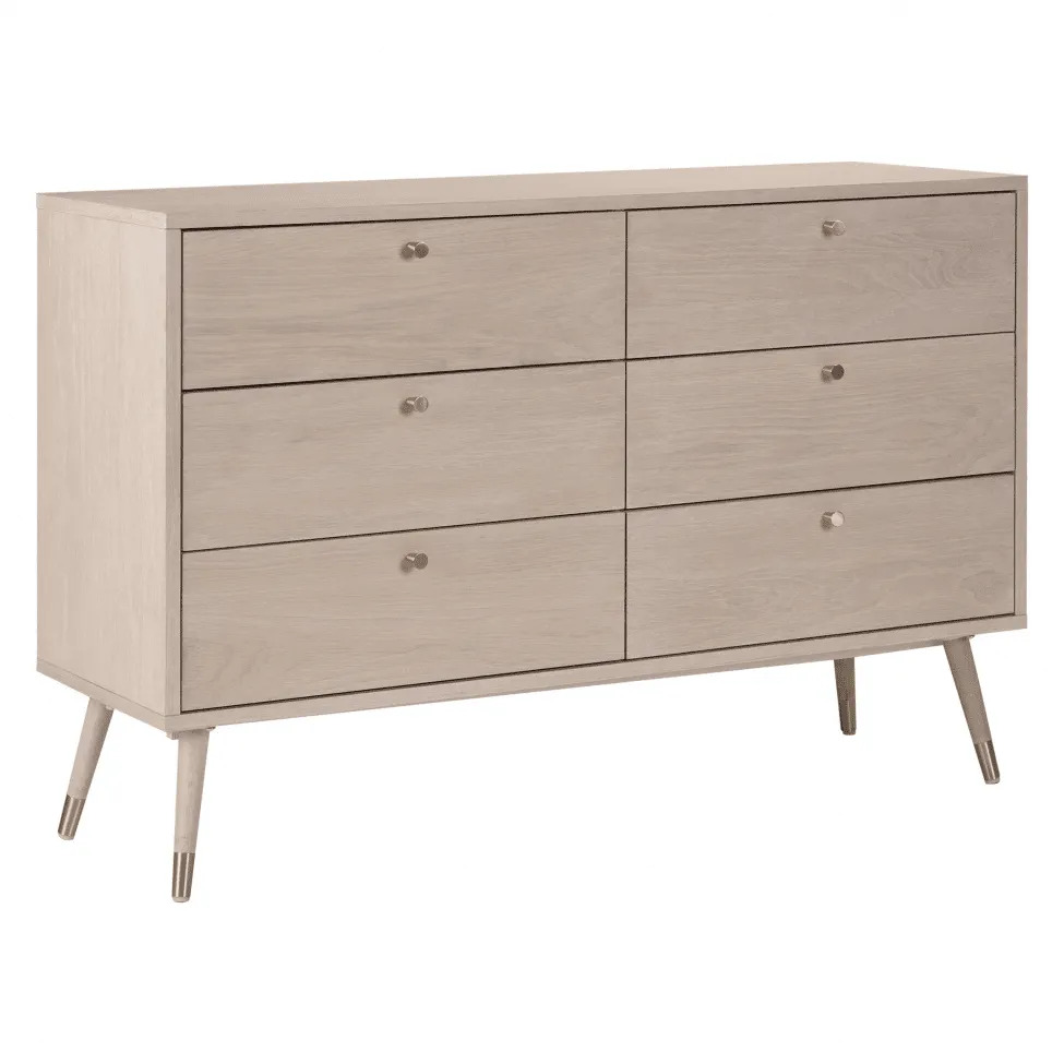 Commode - Prime - 6 lådor (chêne blanc)