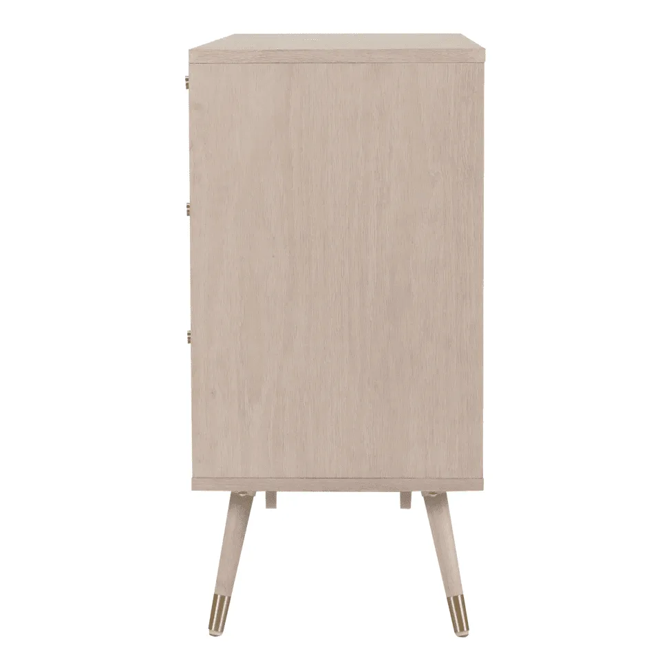 Commode - Prime - 6 lådor (chêne blanc)