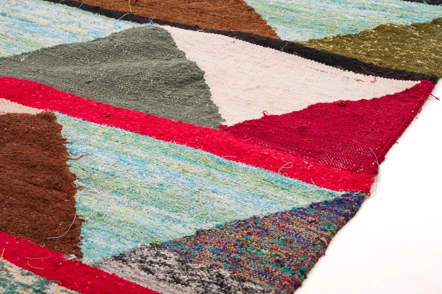 Marokkanischer Berber Teppich Boucherouite 145 x 220 cm