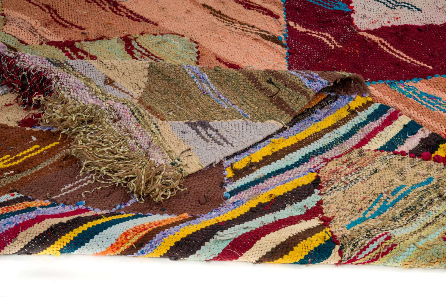 Marockansk Boucherouite-matta 160 x 295 cm