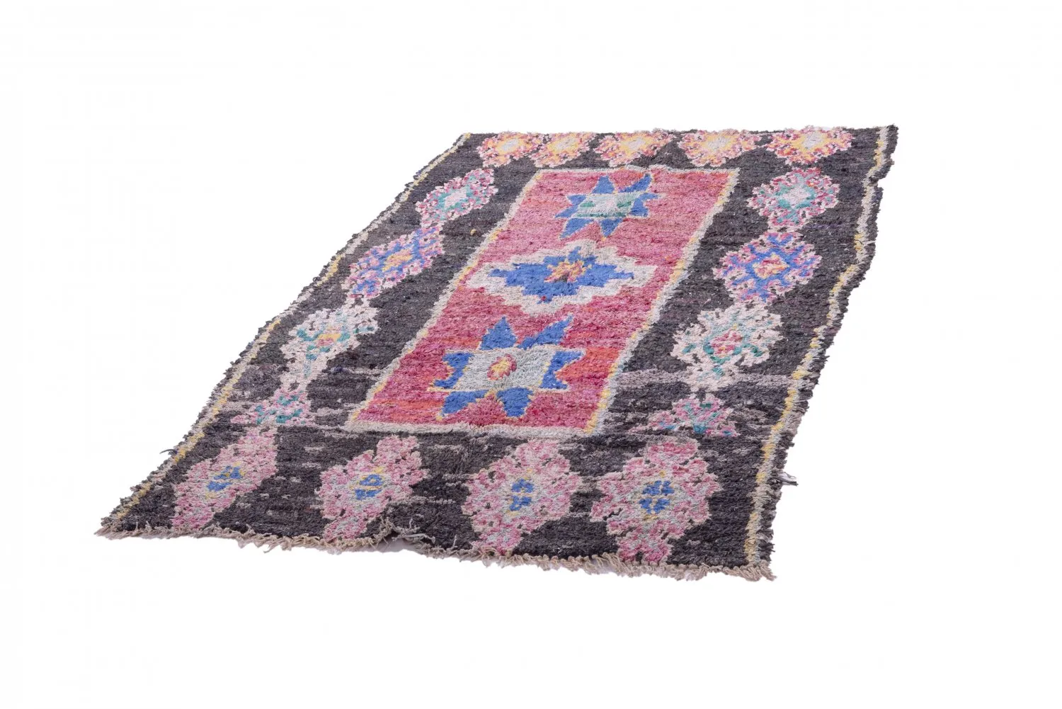 Tapis Marocain Berbère Boucherouite 225 x 130 cm