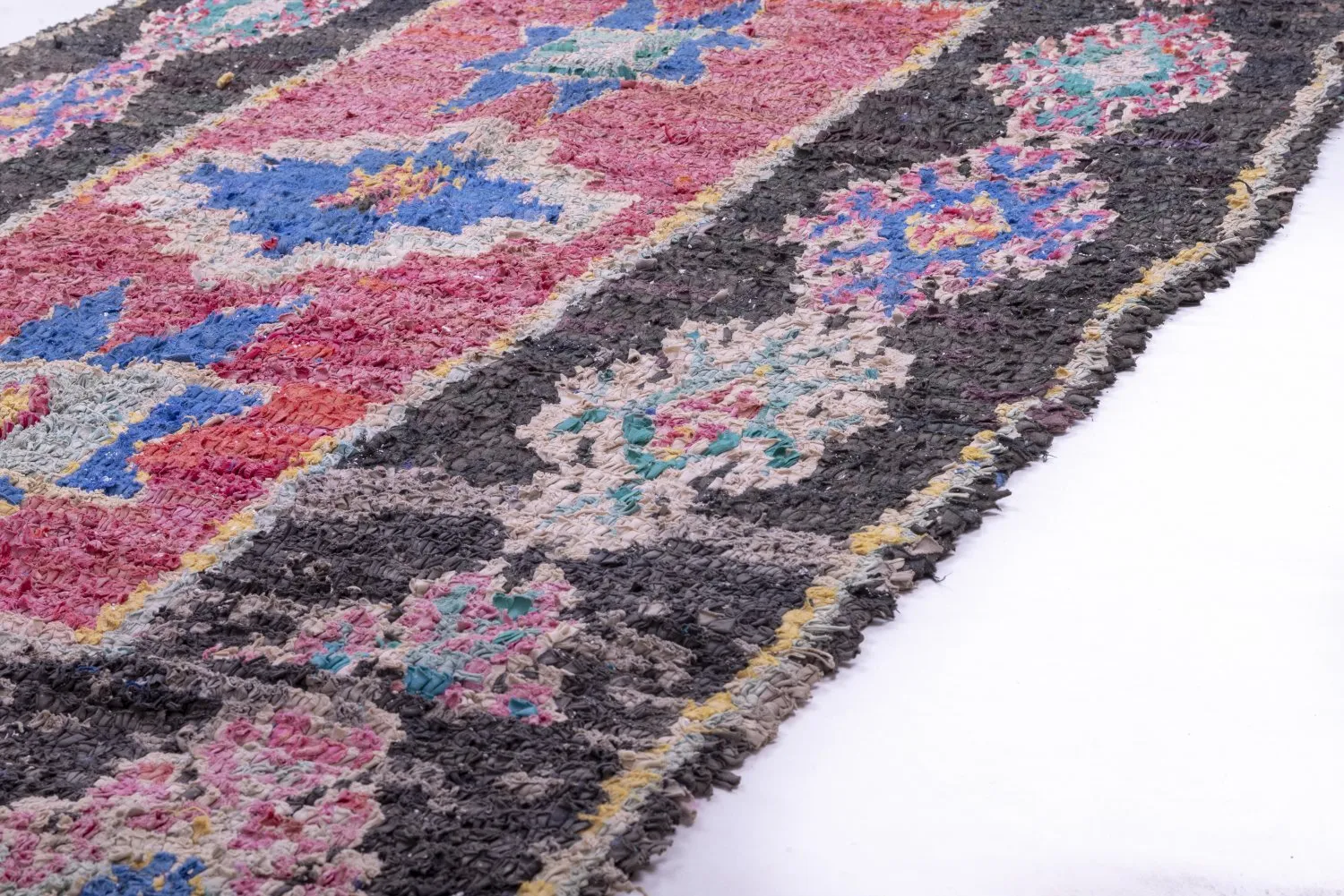 Tapis Marocain Berbère Boucherouite 225 x 130 cm