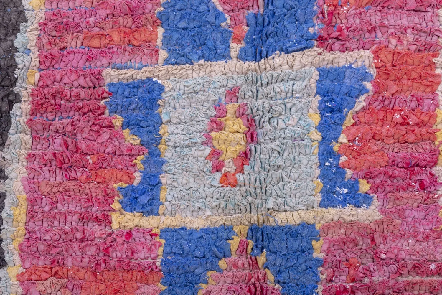 Tapis Marocain Berbère Boucherouite 225 x 130 cm