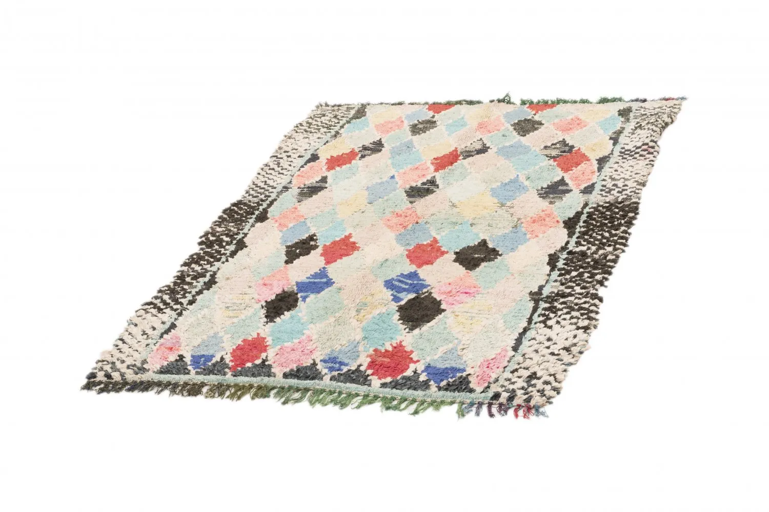 Tapis Marocain Berbère Boucherouite 170 x 105 cm
