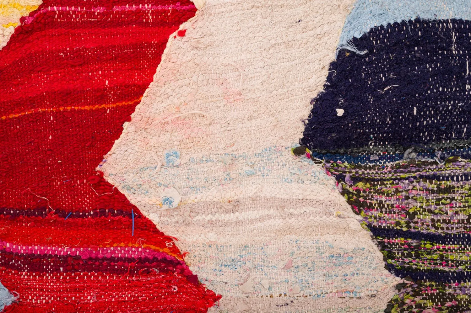 Marokkanischer Berber Teppich Boucherouite 155 x 325 cm