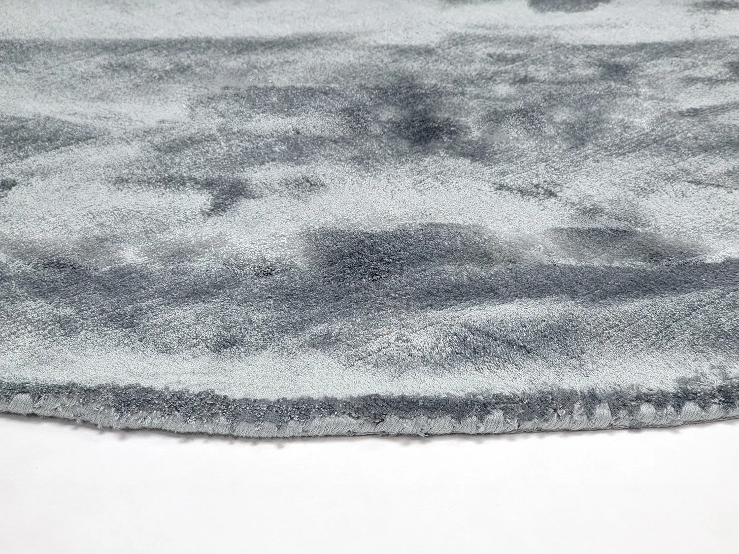 Tapis rond - Jodhpur Special Luxury Edition (bleu/gris)