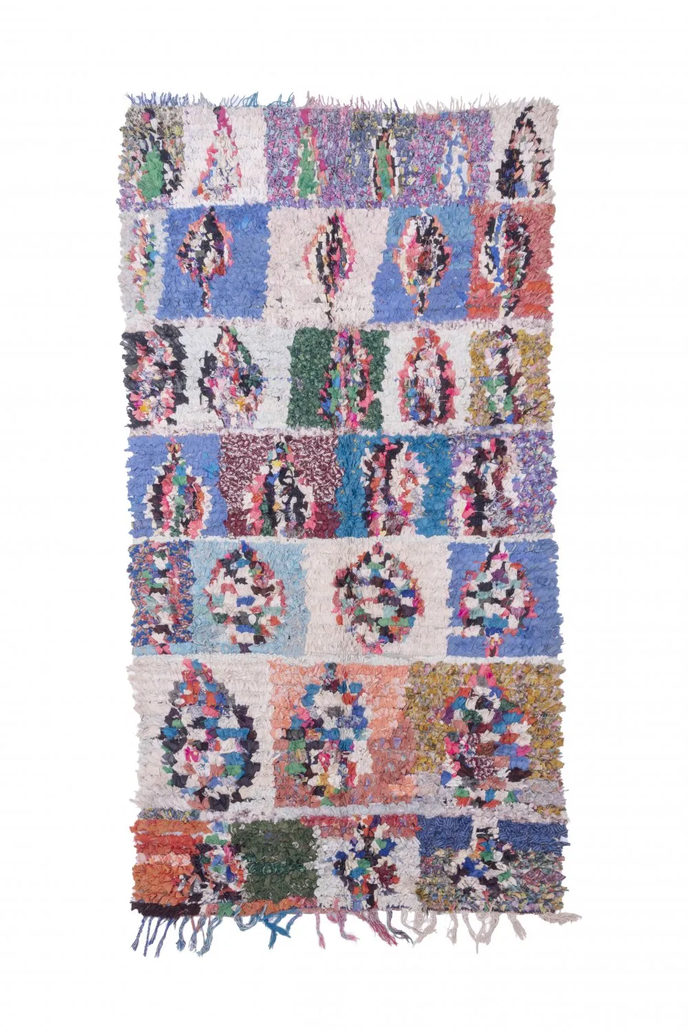 Tapis Marocain Berbère Boucherouite 245 x 130 cm