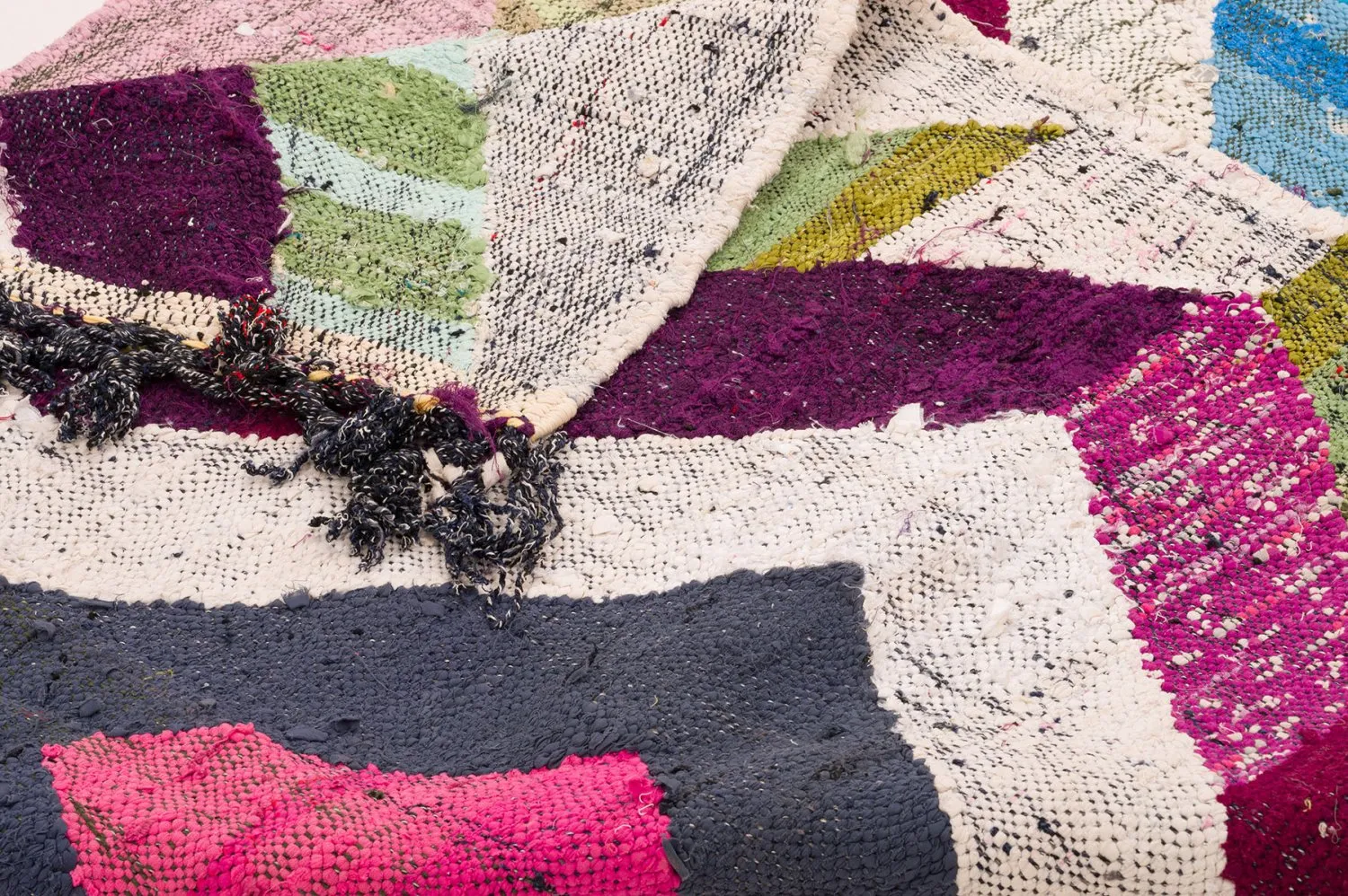 Marokkanischer Berber Teppich Boucherouite 130 x 240 cm