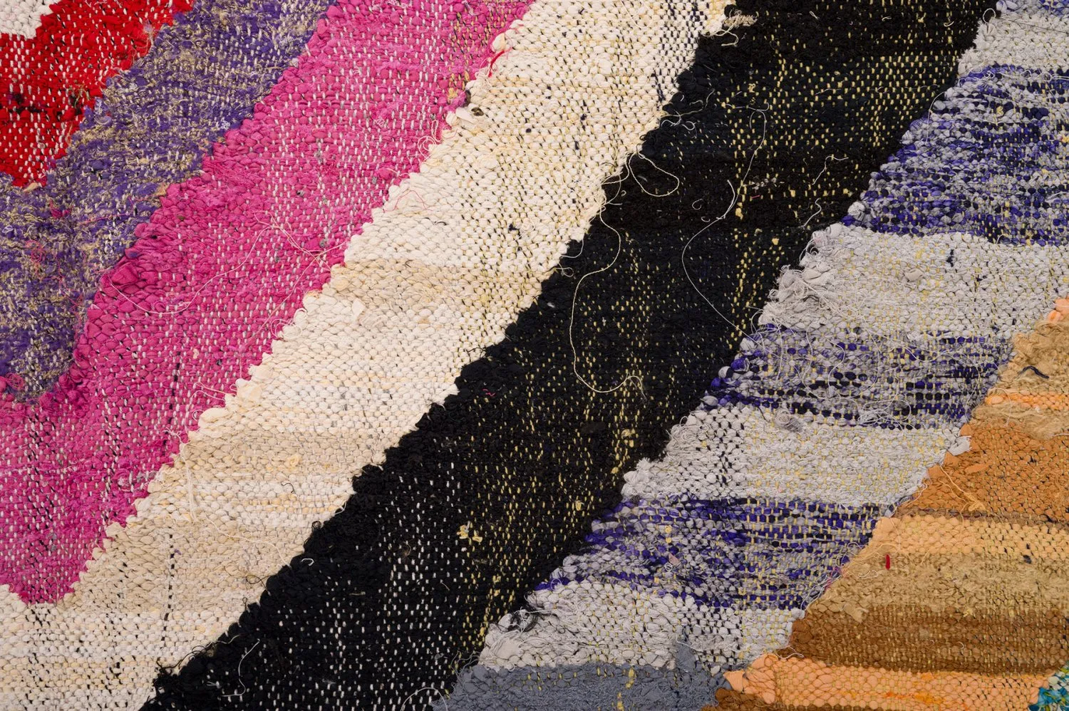 Marokkanischer Berber Teppich Boucherouite 155 x 285 cm