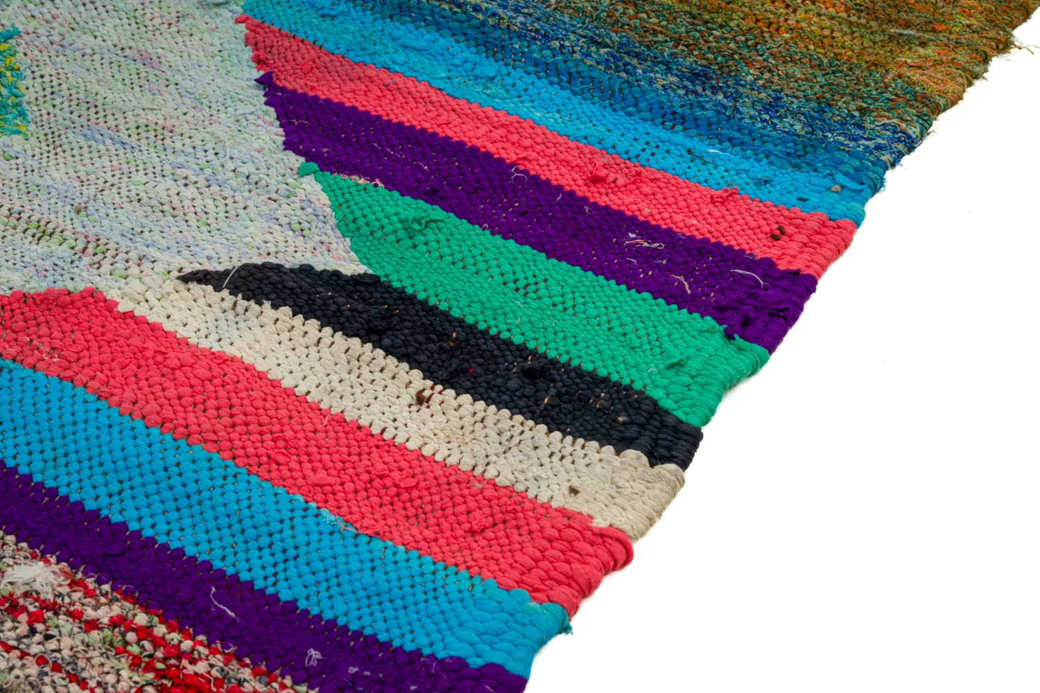 Marockansk Boucherouite-matta 130 x 230 cm