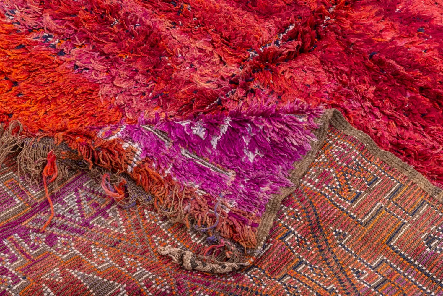 Kelim Marokkanische Berber Teppich Azilal 255 x 195 cm