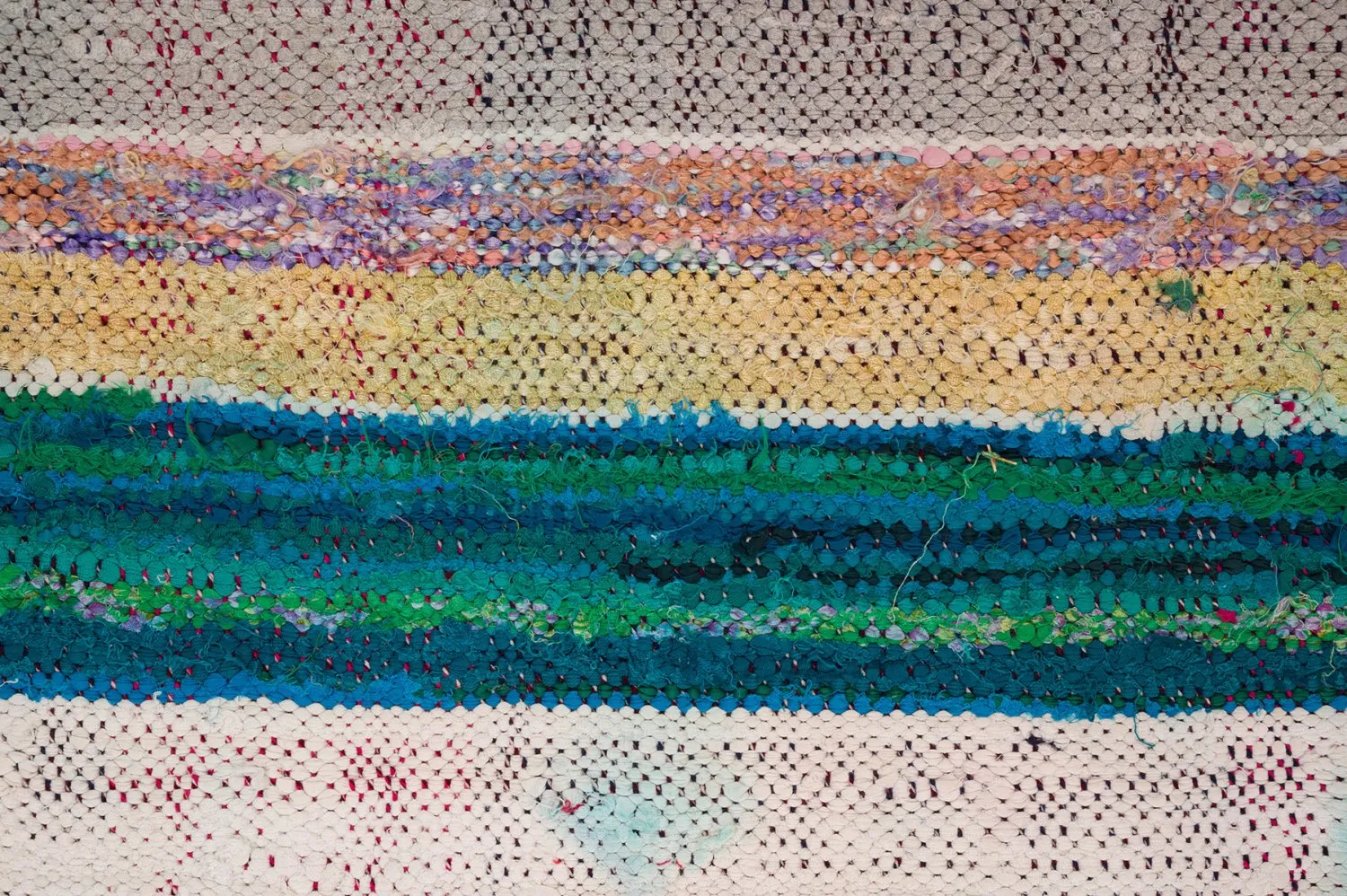 Marokkanischer Berber Teppich Boucherouite 145 x 295 cm