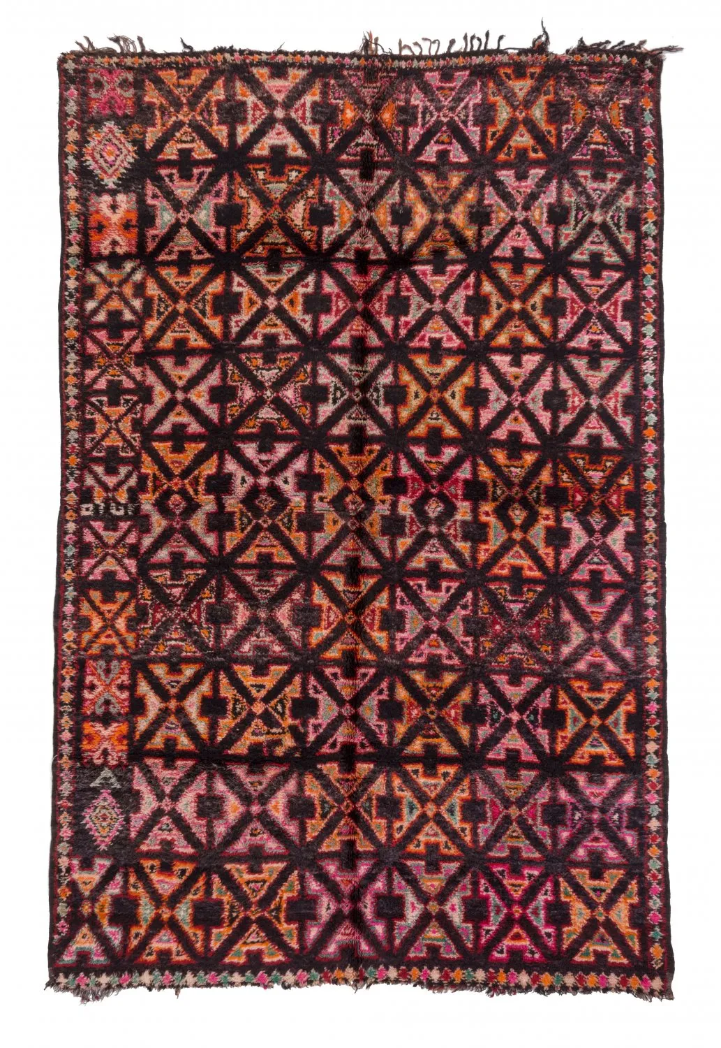 Kelim Marokkanische Berber Teppich Azilal 285 x 190 cm