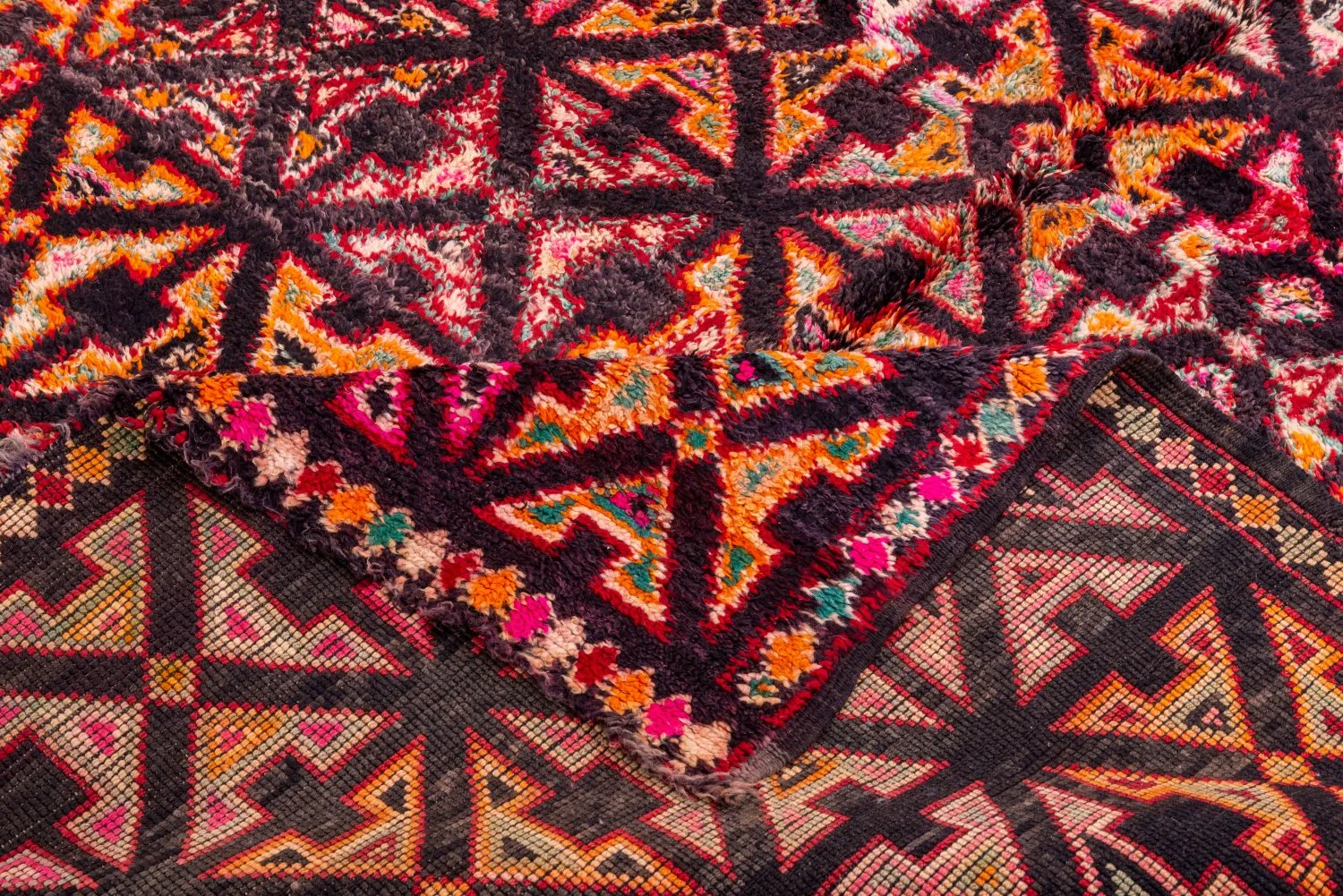 Kelim Marokkanische Berber Teppich Azilal 285 x 190 cm