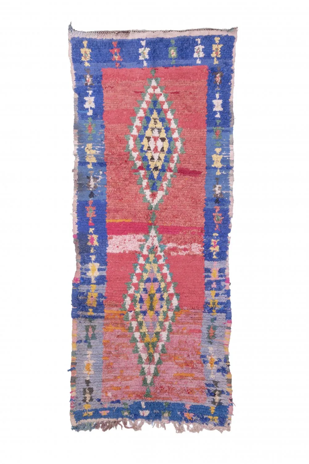 Tapis Marocain Berbère Boucherouite 260 x 105 cm