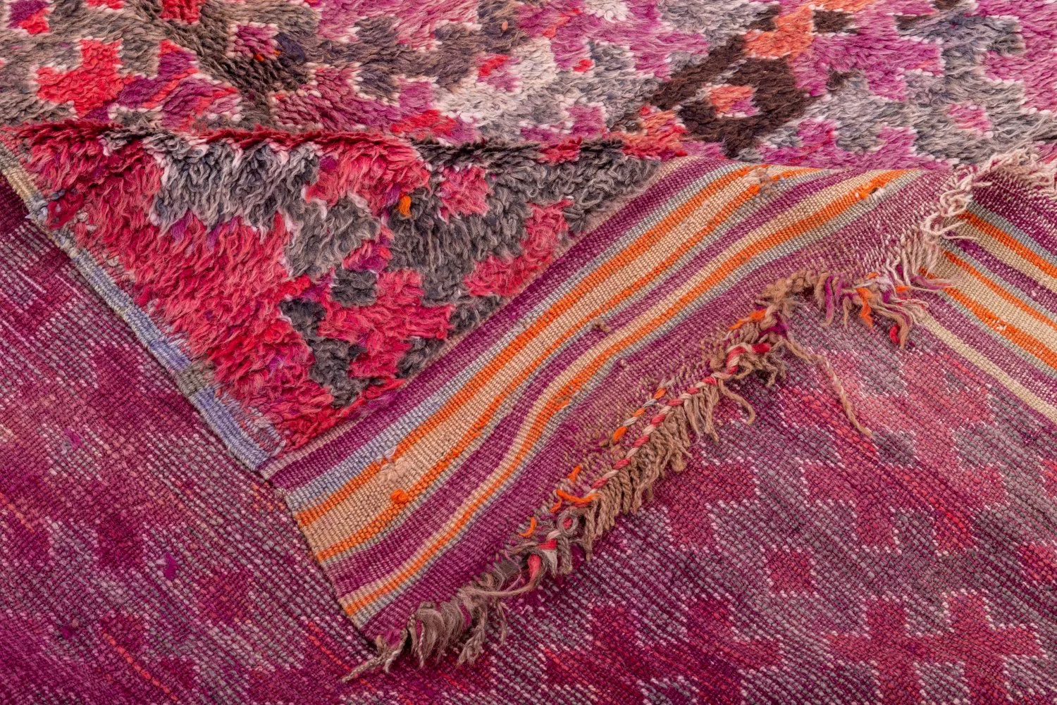 Kelim Marokkanische Berber Teppich Azilal 345 x 195 cm