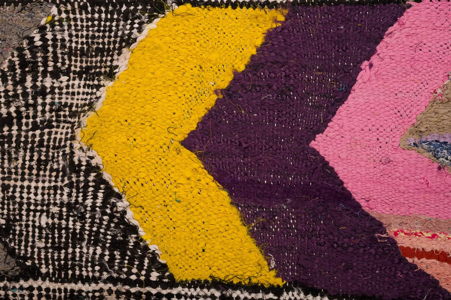 Tapis berbère marocain Boucherouite 160 x 325 cm