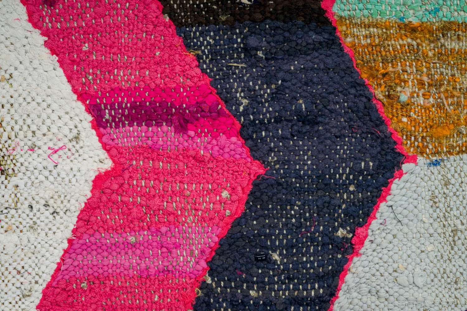 Marockansk Boucherouite-matta 150 x 255 cm