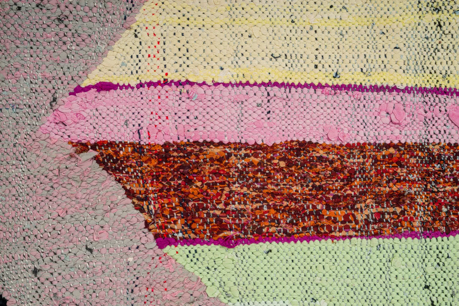 Marockansk Boucherouite-matta 130 x 230 cm