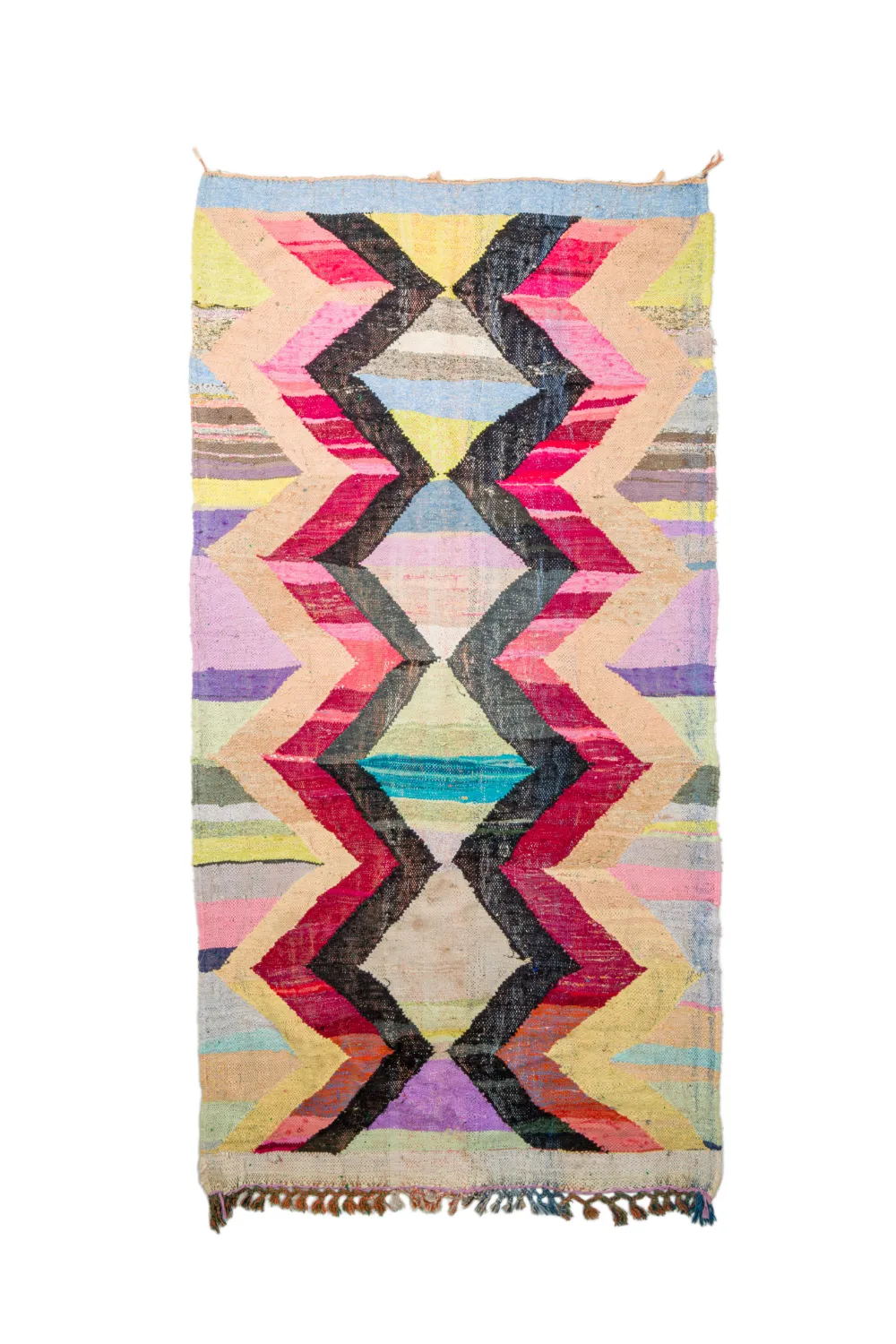 Marockansk Boucherouite-matta 150 x 300 cm