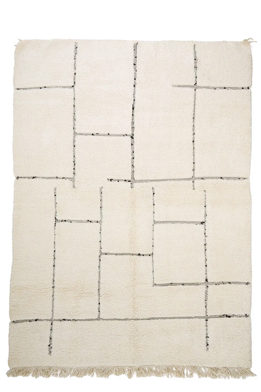 Tapis kilim marocain Beni Ourain 210 x 295 cm