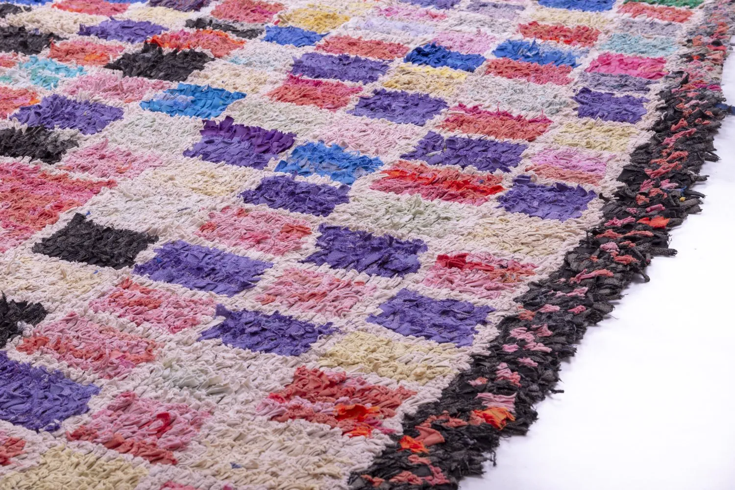 Marokkanischer Berber Teppich Boucherouite 280 x 160 cm