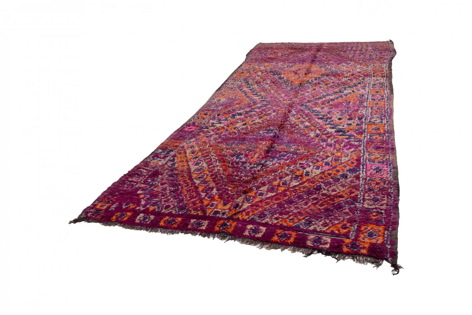 Kelim Marokkanische Berber Teppich Azilal 390 x 165 cm